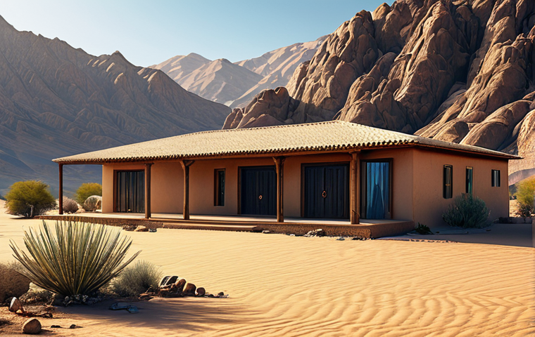 사우디아라비아의 전통적인 집 구조와 재료 - Here are three detailed image prompts based on the provided text, designed to capture the essence of...