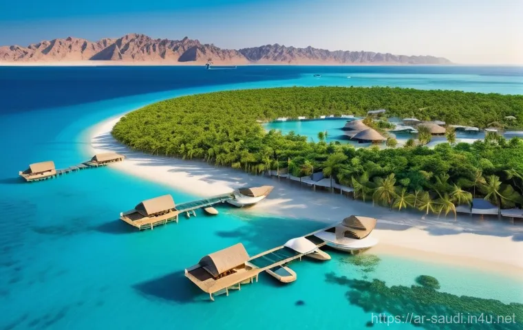 사우디아라비아 내 혁신적인 도시 프로젝트 - **Prompt: The Sustainable Linear City of NEOM**
    "A breathtaking, futuristic urban landscape depi...