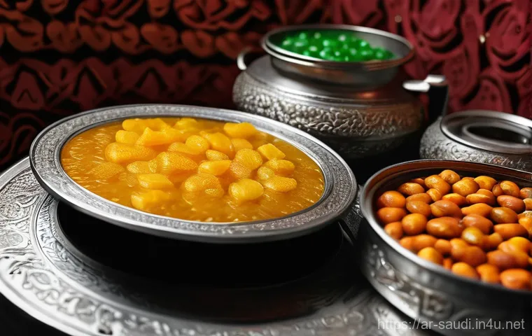 사우디아라비아에서 인기 있는 디저트 - Here are three detailed image prompts in English, designed to adhere to all your guidelines: