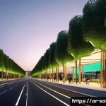 사우디아라비아의 전기차 산업 현황 - **Prompt 1: Futuristic Riyadh - Green Mobility and Vision 2030**
    A wide-angle, panoramic shot of...