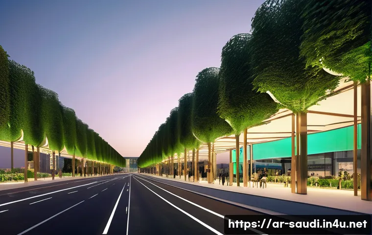 사우디아라비아의 전기차 산업 현황 - **Prompt 1: Futuristic Riyadh - Green Mobility and Vision 2030**
    A wide-angle, panoramic shot of...