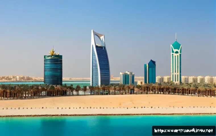 사우디아라비아 주요 도시별 특성  리야드 제다 담맘 등 - Photorealistic panoramic comparison of Riyadh and Jeddah in one balanced split-scene composition: Ri...
